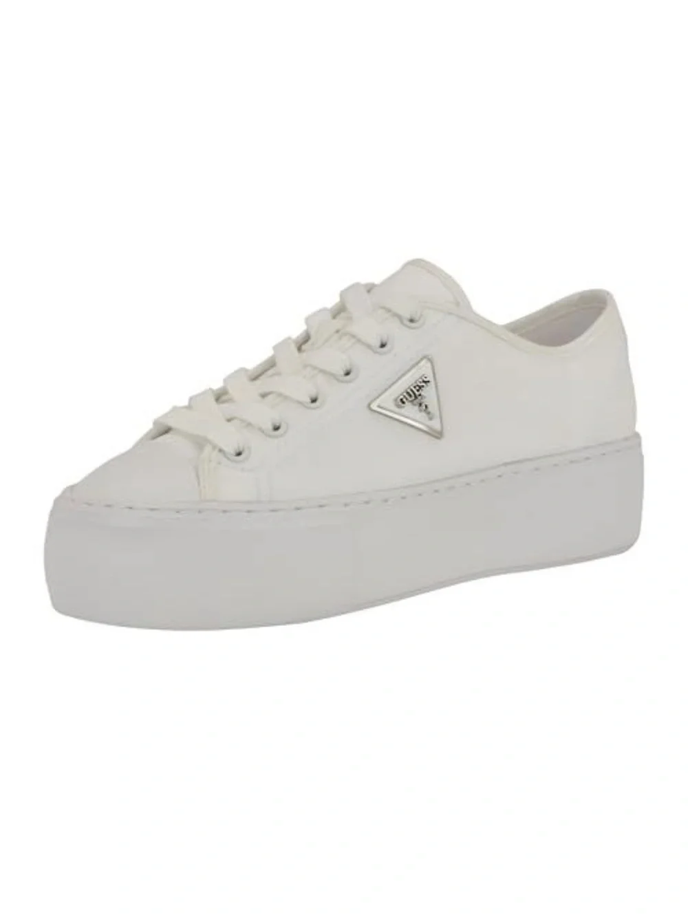 Guess Women's Joezi Sneaker, White 140, size 10